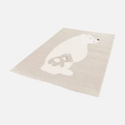 Tapete para crianças bege / creme, tapete para ursinhos de peluche