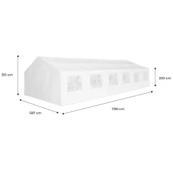 Tenda para eventos, 6x12m