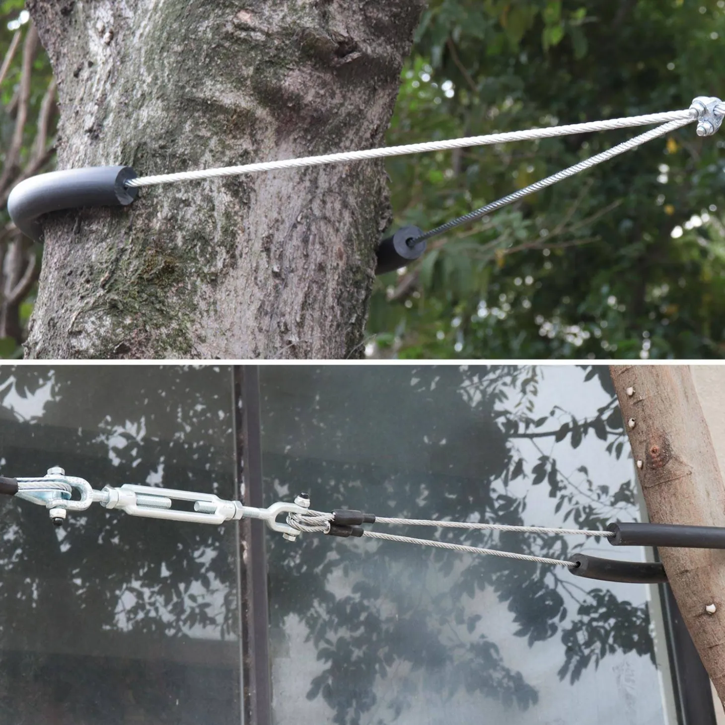 Tirolesa para crianças com baloiço de disco de 30m
