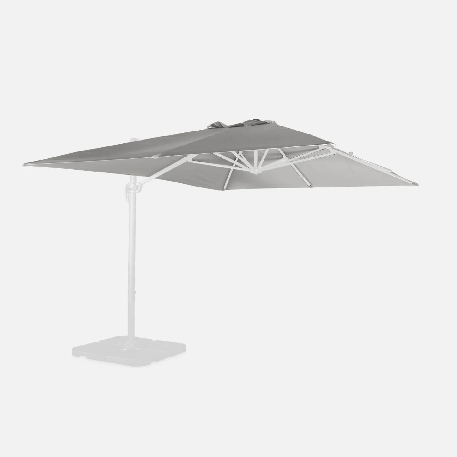 Toldo de substituição para guarda-sol Wimereux 3x4m