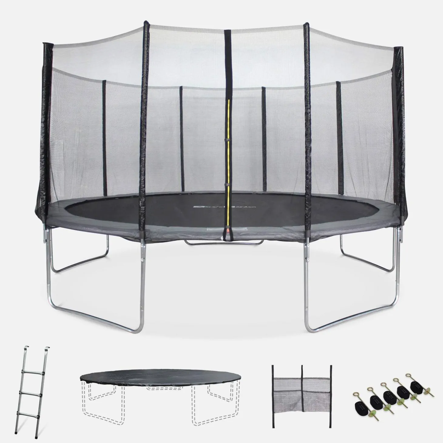 Trampolim 460cm com conjunto de acessórios