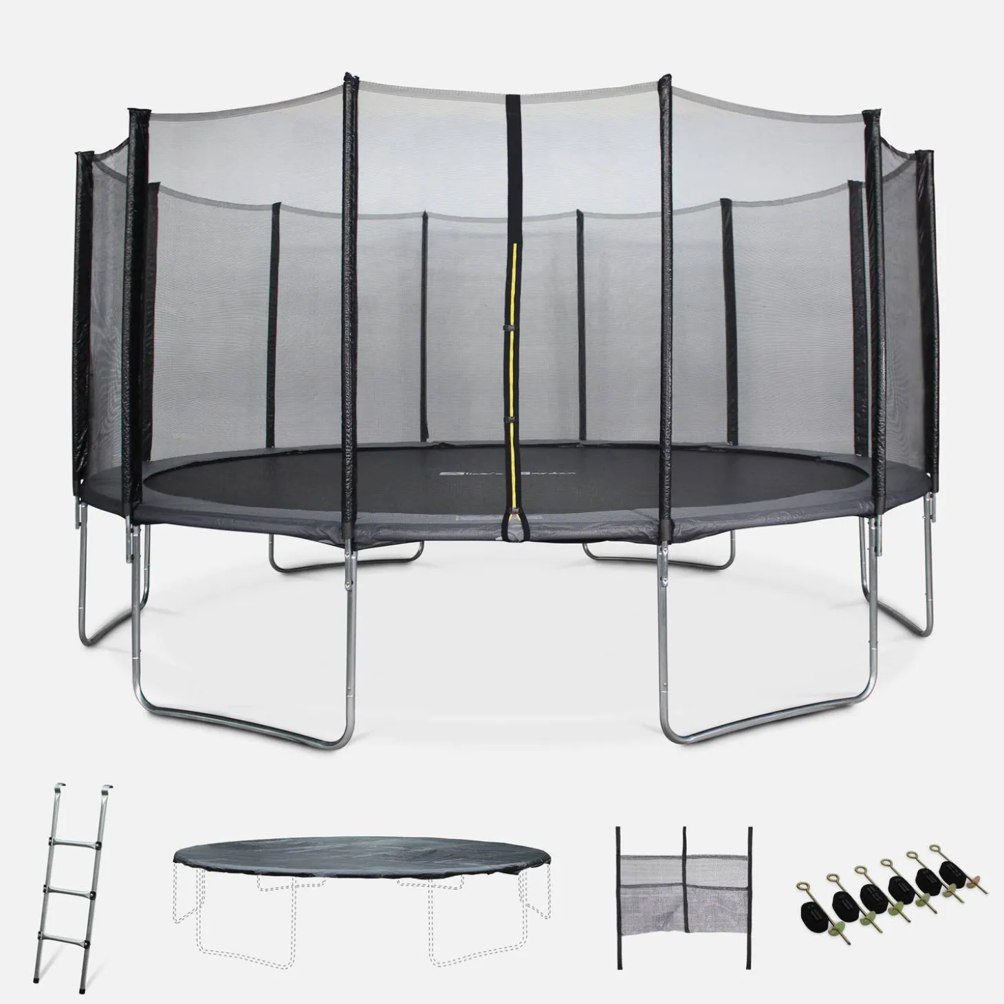 Trampolim 460cm com conjunto de acessórios
