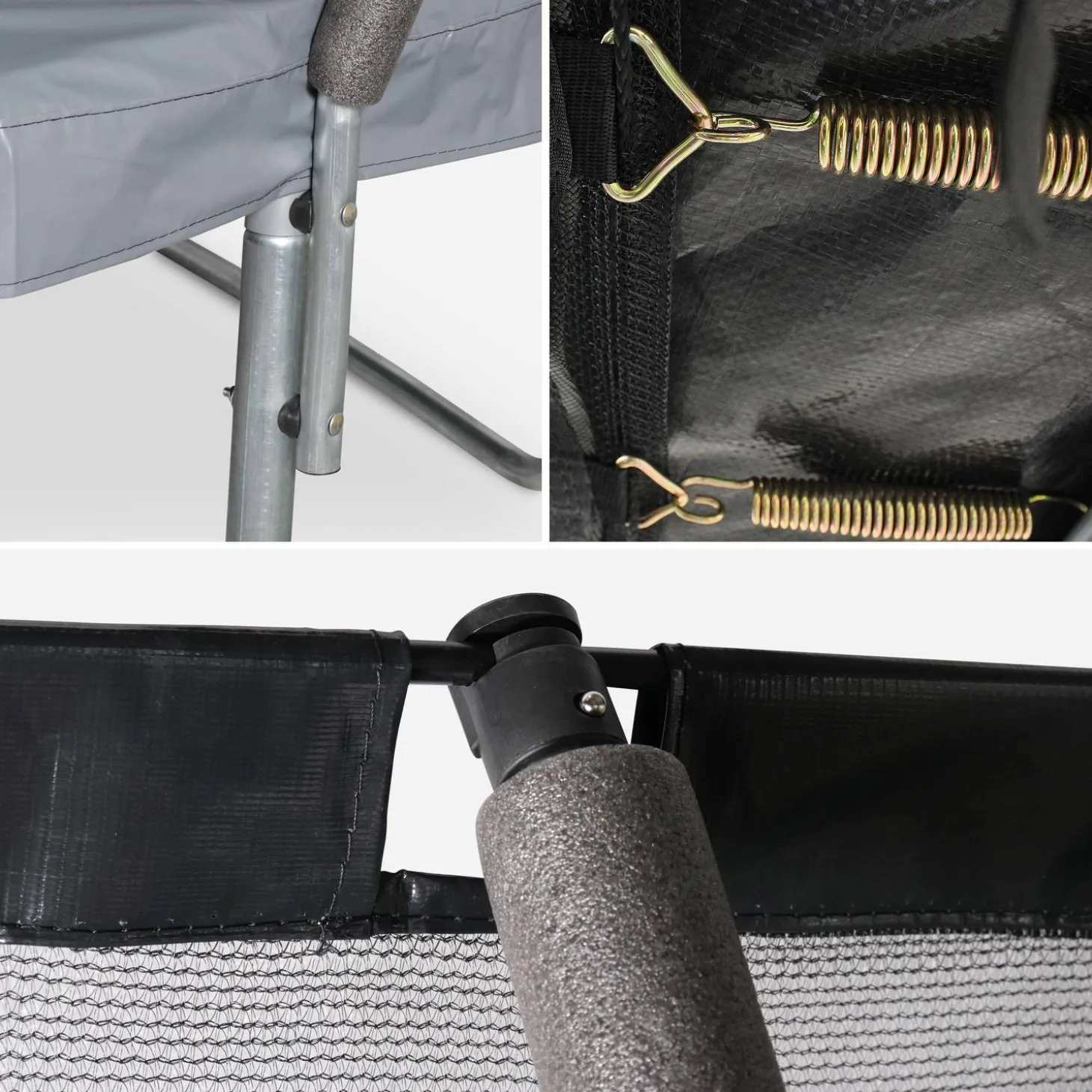 Trampolim 430cm com rede interna e kit de acessórios