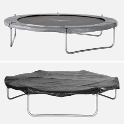 Trampolim com conjunto de acessórios, 250 cm