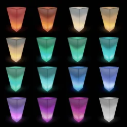 Vaso de luz LED com bateria, interior/exterior