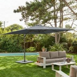 3x4m guarda-sol retangular