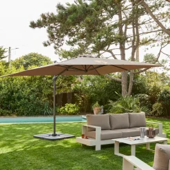 3x4m guarda-sol retangular