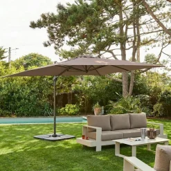3x4m guarda-sol retangular