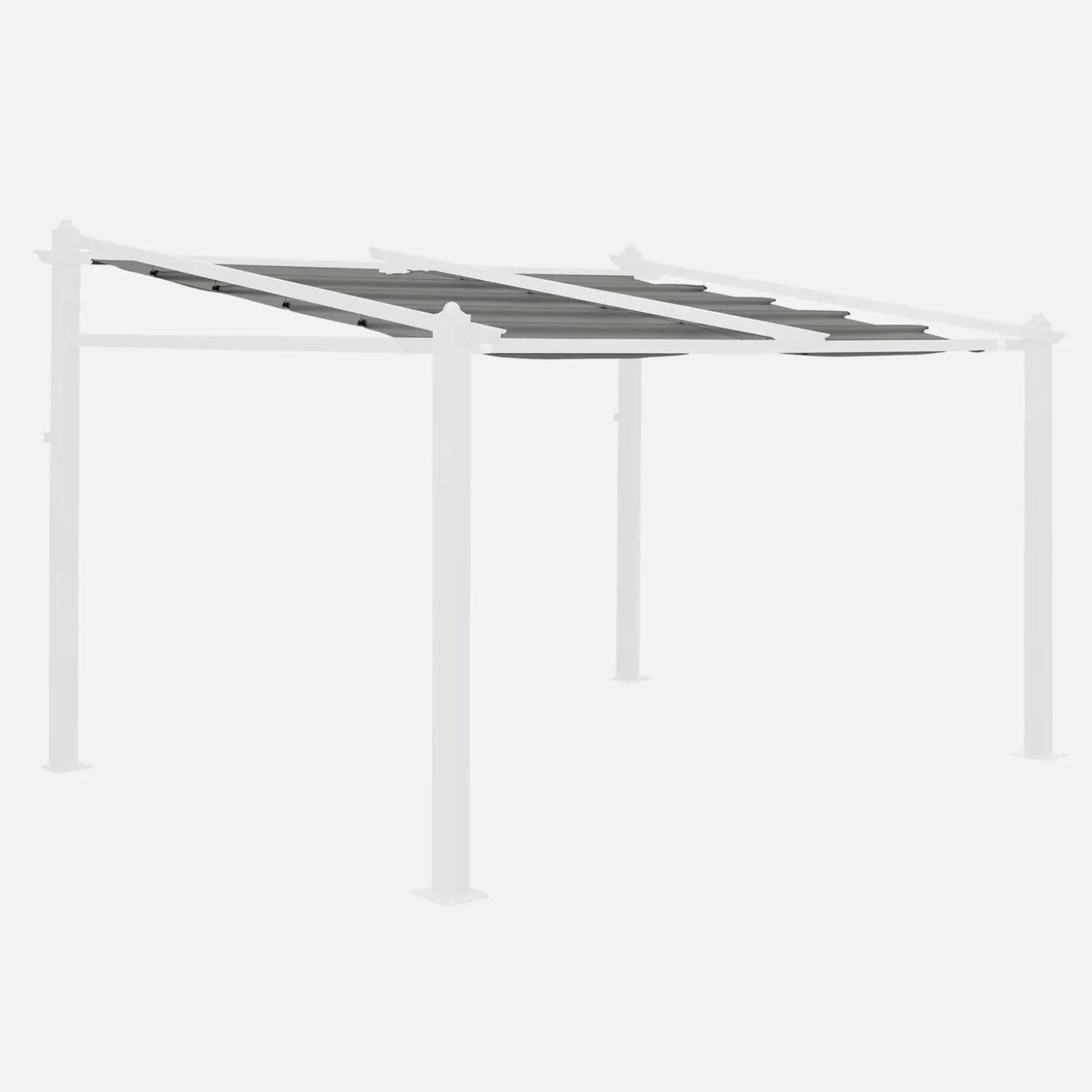 3x4m Murum, cobertura do toldo para pérgola