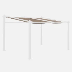 3x4m Murum, cobertura do toldo para pérgola